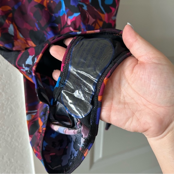 New Miraclesuit Solstice Gem One Shoulder One Piece Swimsuit Printed Mesh - Picture 5 of 6